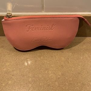 E250die Parker Feminist Pink Sunglass Case